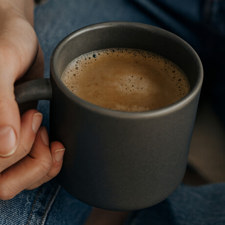 Set x6 tazas rústicas gris Sc