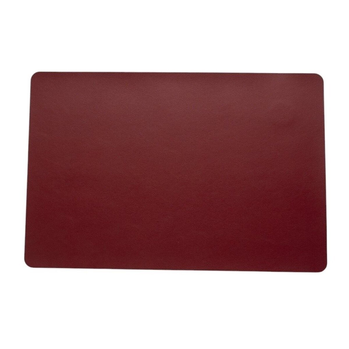 INDIVIDUAL PU SIMIL CUERO 45x30CM ROJO 