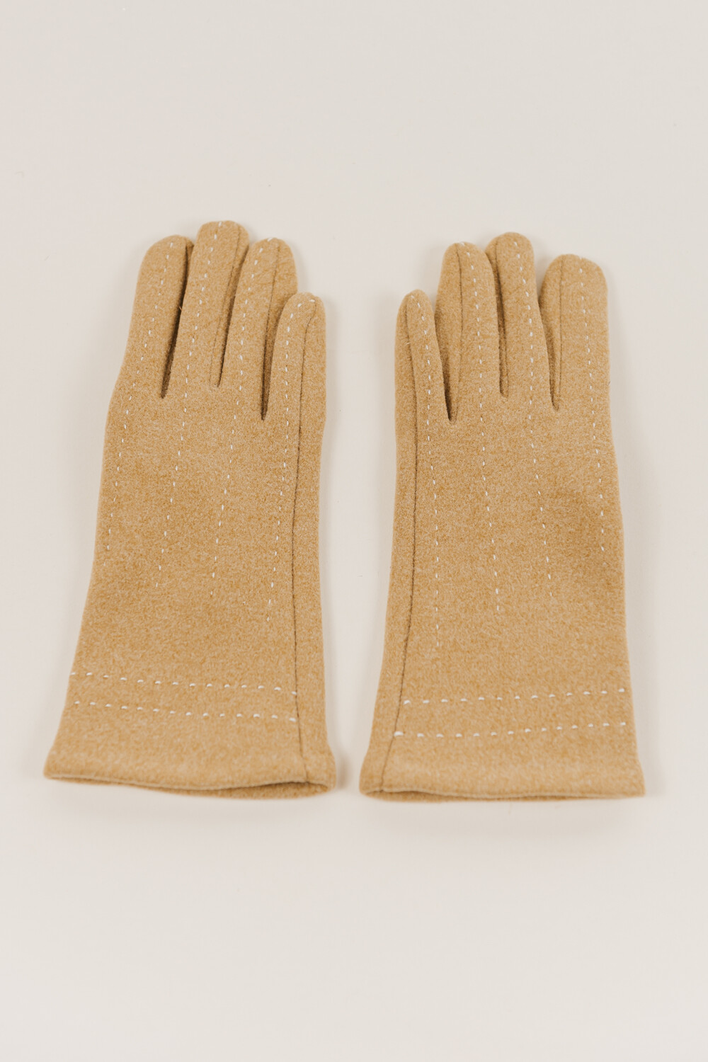 Guantes Beige