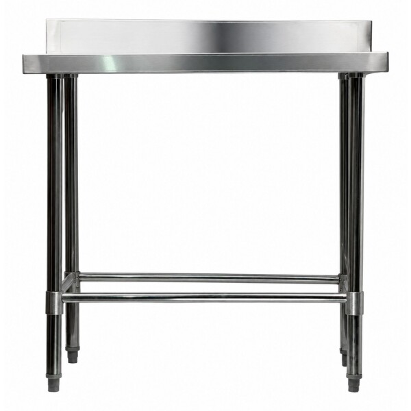 Mesada inoxidable con zócalo 90 cm | Lundar DM21-6-900 Mesada inoxidable con zócalo 90 cm | Lundar DM21-6-900