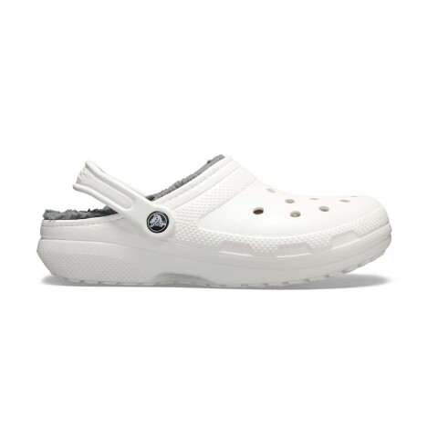 Crocs Classic Lined Clog - Unisex White/grey