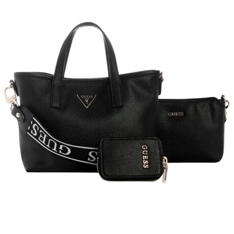 Cartera Guess BG869175-BLA 21X10X18Cm Universo Binario NEGRO