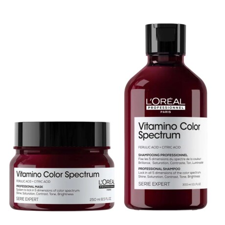 Pack L´Oréal Prof Vitamino color Spectrum Shampoo + Máscara Pack L´Oréal Prof Vitamino color Spectrum Shampoo + Máscara