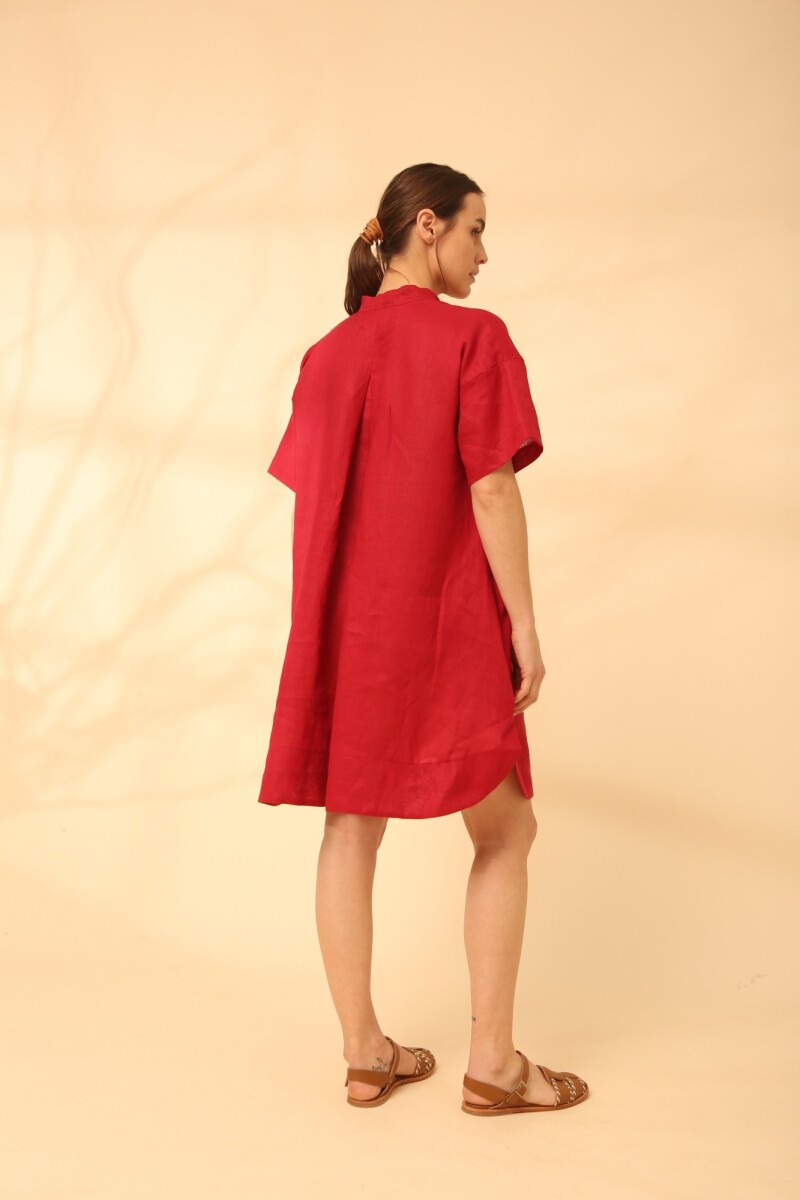 VESTIDO SOL Bordeaux