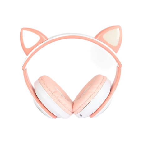 AURICULARES INALAMBRICOS BLUETOOTH VINCHA STN28 INFANTILES GATO ROSADOS AURICULARES INALAMBRICOS BLUETOOTH VINCHA STN28 INFANTILES GATO ROSADOS