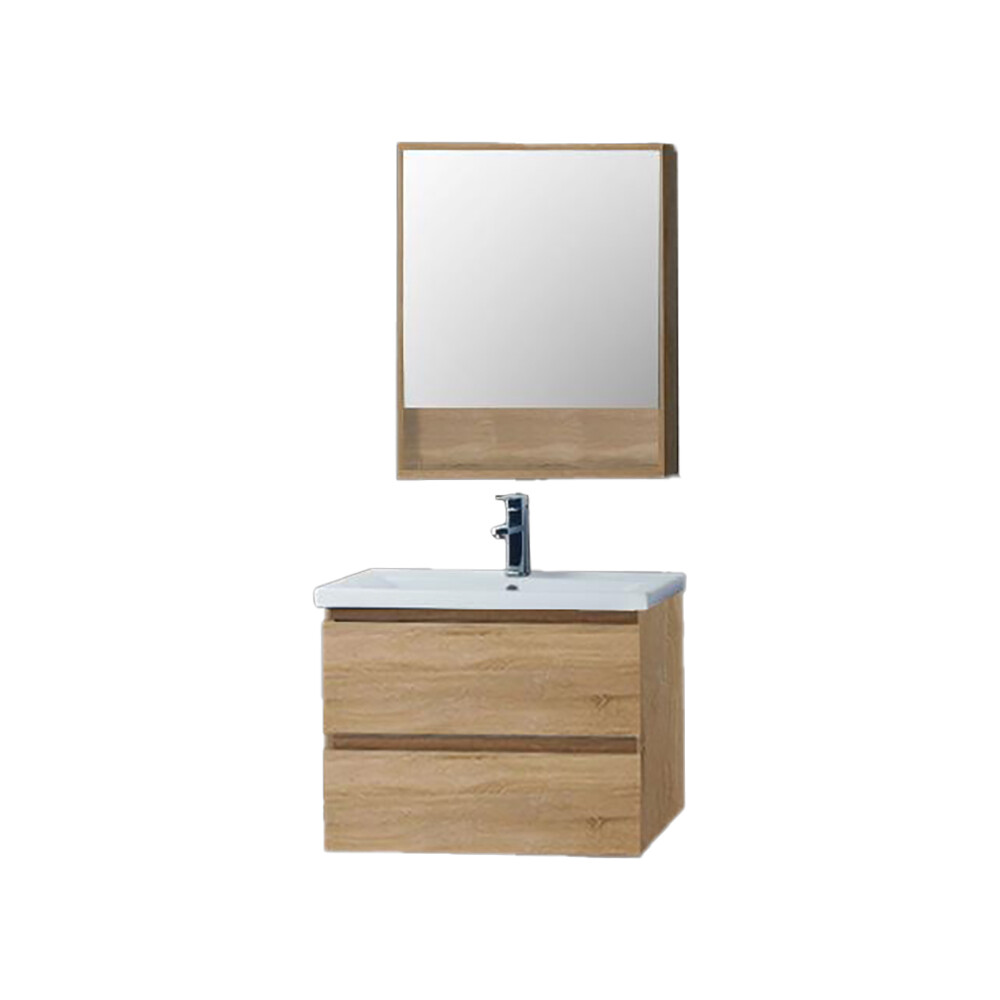 CONJUNTO MUEBLE DE BAÑO SUSPENDIDO MODELO 2023-60-7 / MUEBLE + BACHA + BOTIQUIN CON ESPEJO Conjunto Mueble De Baño Suspendido Modelo 2023-60-7 / Mueble + Bacha + Botiquin Con Espejo