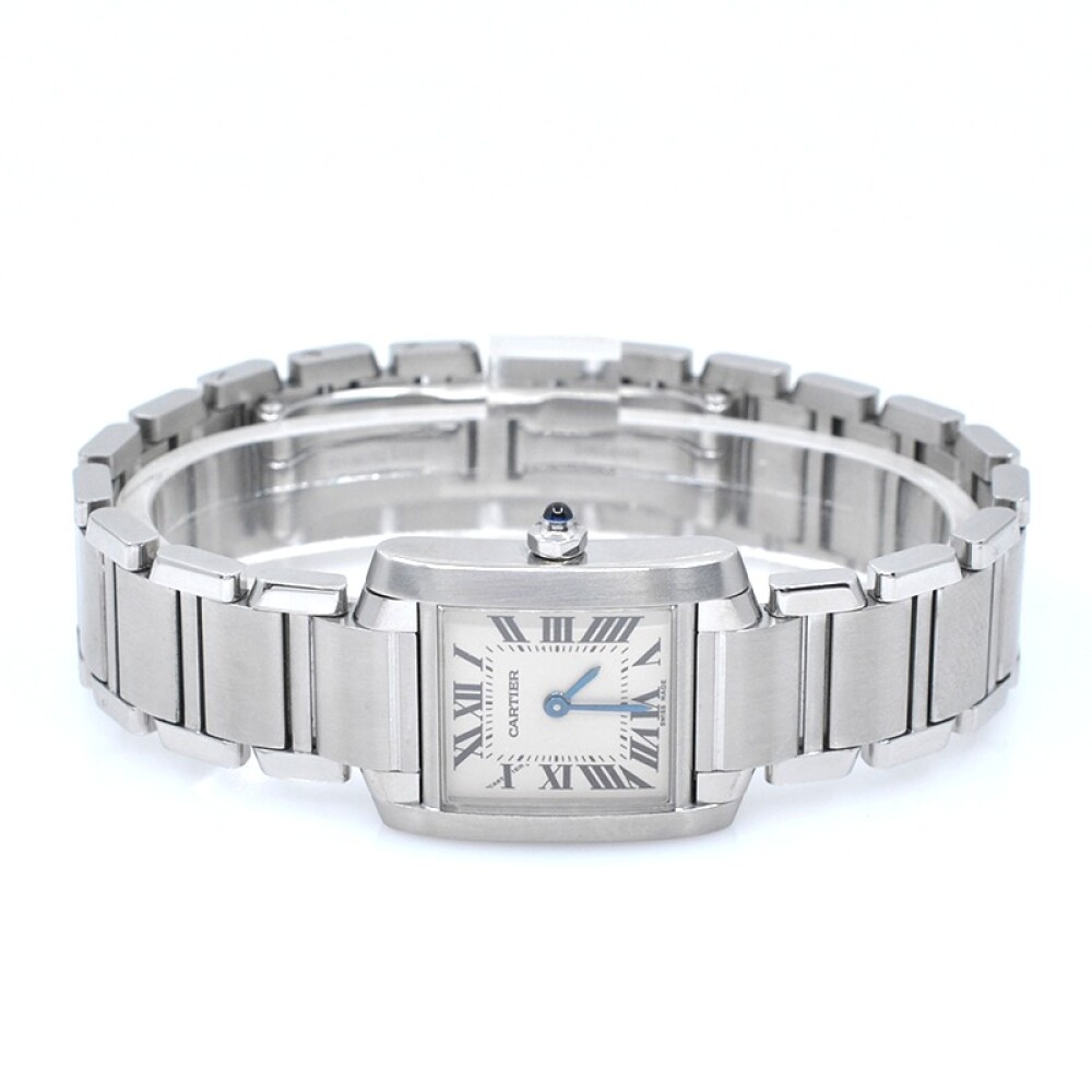 Cartier Tank Francaise modelo 2384 quartz de acero Cartier Tank Francaise modelo 2384 quartz de acero