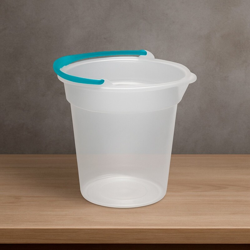 Balde translúcido 15 lts TRANSPARENTE