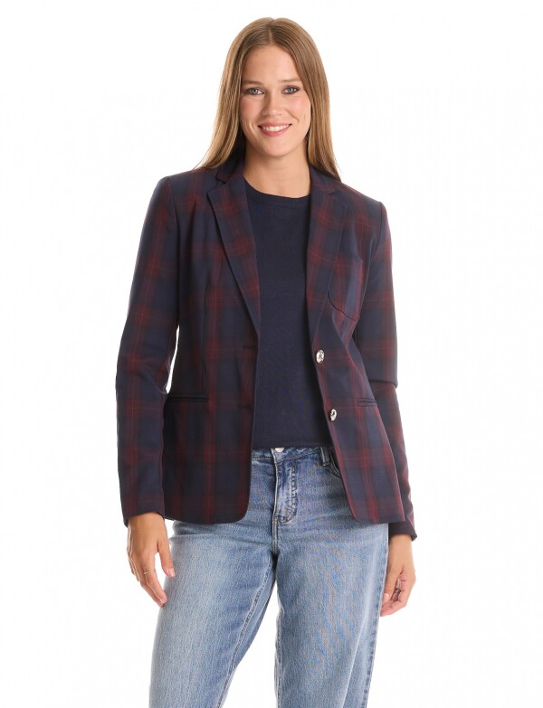 Blazer Sastrero Cuadros AZUL/MULTI