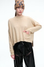 SWEATER COSTURA Beige