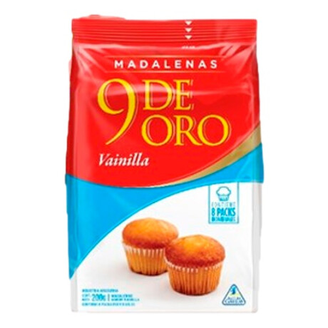 MAGDALENAS 9 DE ORO 200G (6U) VAINILLA MAGDALENAS 9 DE ORO 200G (6U) VAINILLA