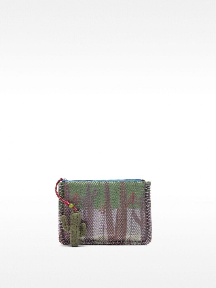Bolso De Mano Sobre Con Estampado violeta