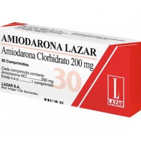 Amiodarona 200mg 30 Comprimidos Amiodarona 200mg 30 Comprimidos