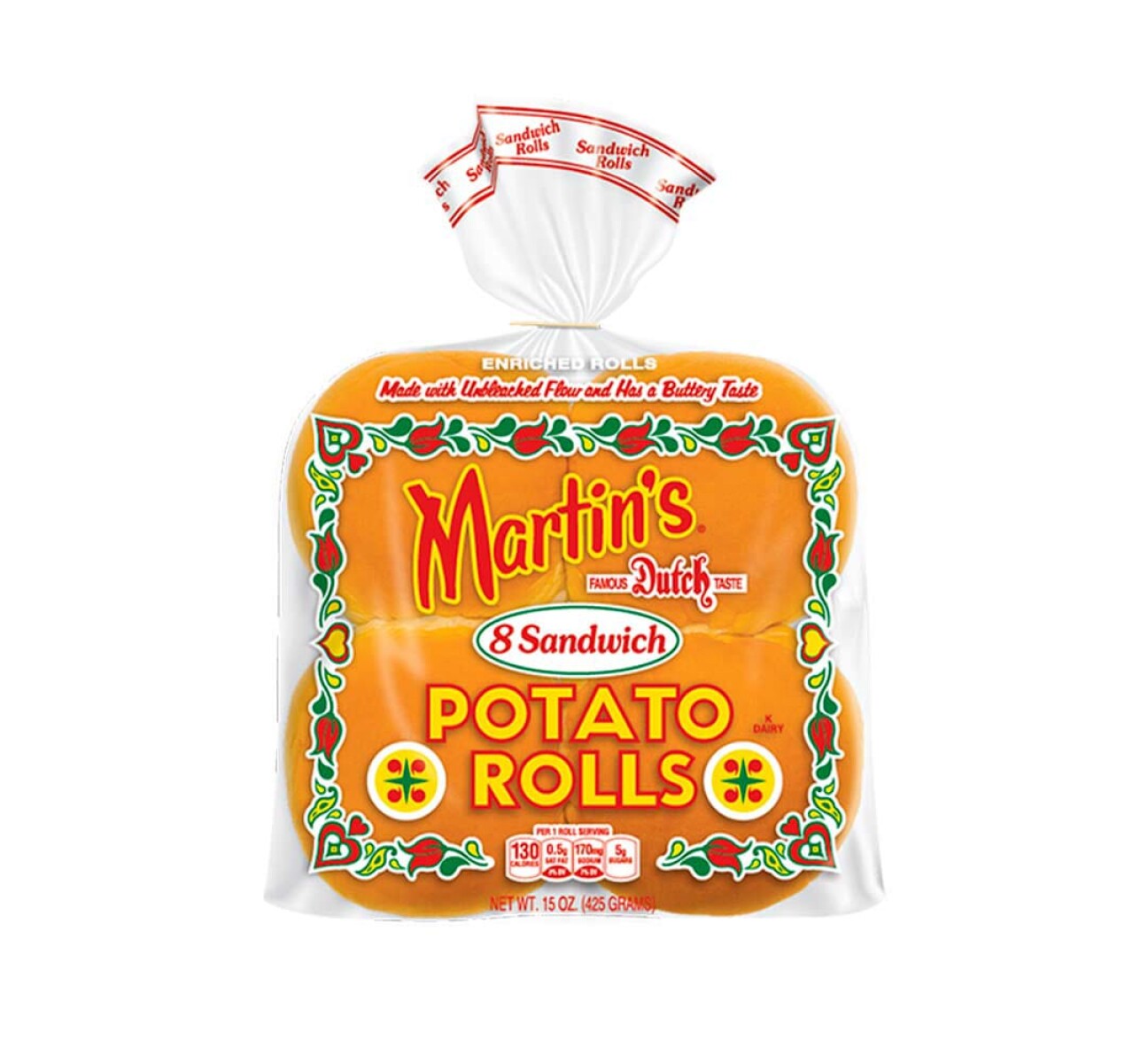 Pan De Hamburguesas Martins X 8 