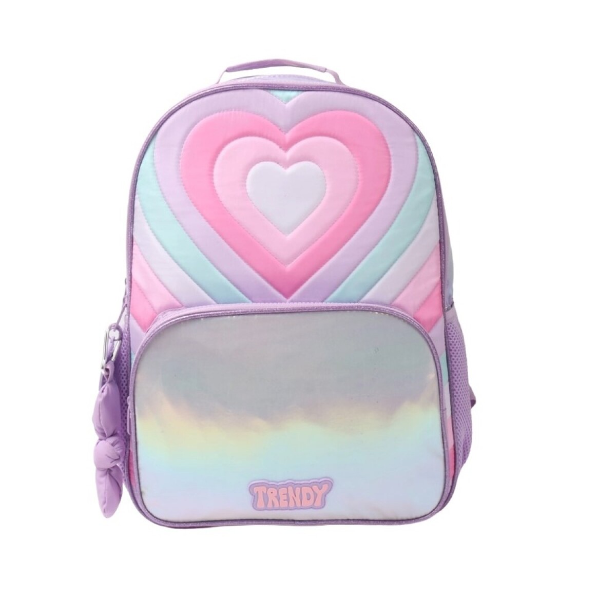 MOCHILA TRENDY CORAZON LILA 