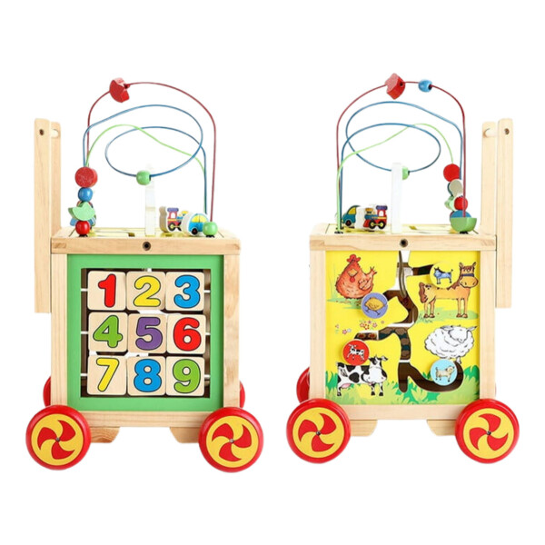 CAMINADOR CON ANDADOR ACTIVIDADES SENSORIALES 32.5 X 33 X 48.2/53.5CM CAMINADOR CON ANDADOR ACTIVIDADES SENSORIALES 32.5 X 33 X 48.2/53.5CM