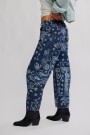 JEAN BARREL GOOD LUCK ESTAMPAD Azul