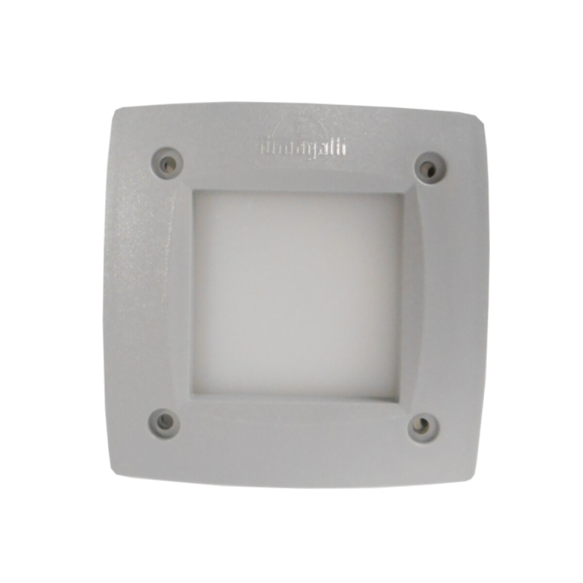 Luminaria de embutir LED cuadrada gris IP66 115mm - FL0325 