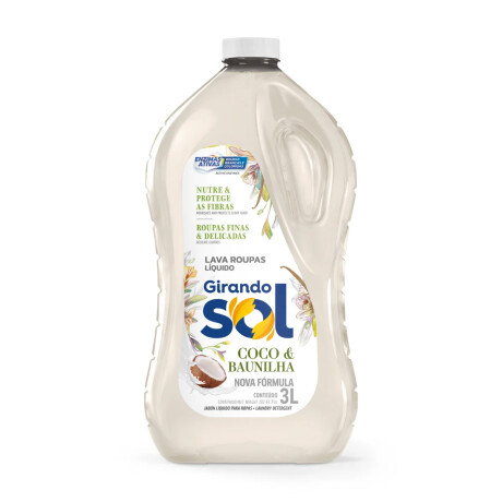 Jabon Liquido Girando Sol 3 Litros Coco y Vainilla