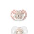Set x2 chupete fisiológico Suavinex 0 a 6 M - Nocturnos Rosa salmon