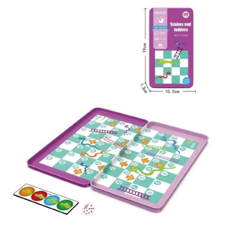 Juego Magnetico para llevar Serpientes y Escaleras