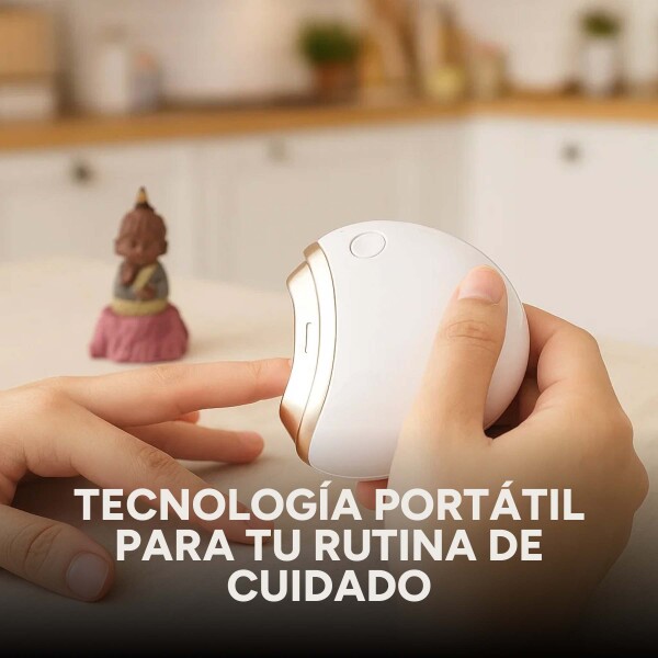 Corta Uñas Eléctrico Portátil USB C/ Función Lima Recargable Color Blanco