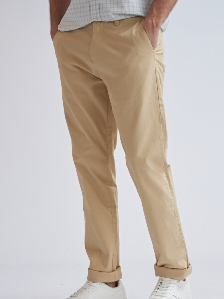 Pantalón chino Beige
