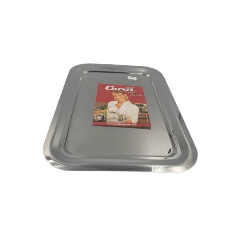 Bandeja rectangular 33.5x24.5cm acero inoxidable Bandeja rectangular 33.5x24.5cm acero inoxidable