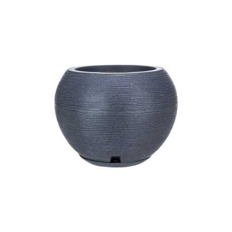MACETA 32X32CM FLORENCA SISAL EFECTO PIEDRA GRIS Oscuro