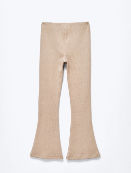 PANTALÓN INFANTIL CON ELASTANO BEIGE