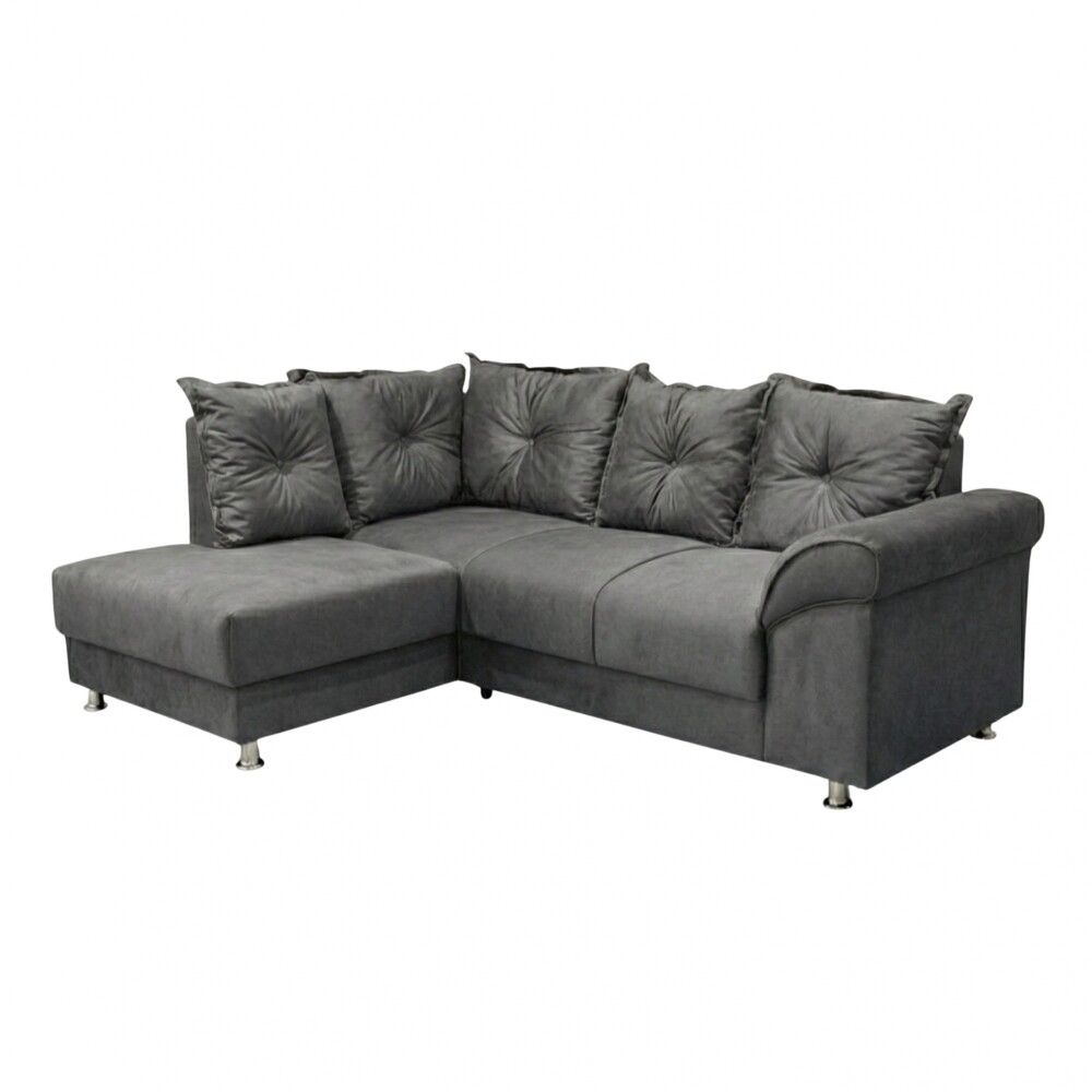 Sillón Esquinero 5 lugares - Bari Grafito