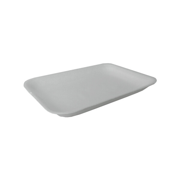 BANDEJA DE ESPUMA BLANCA 14X19 CM. BLANCO