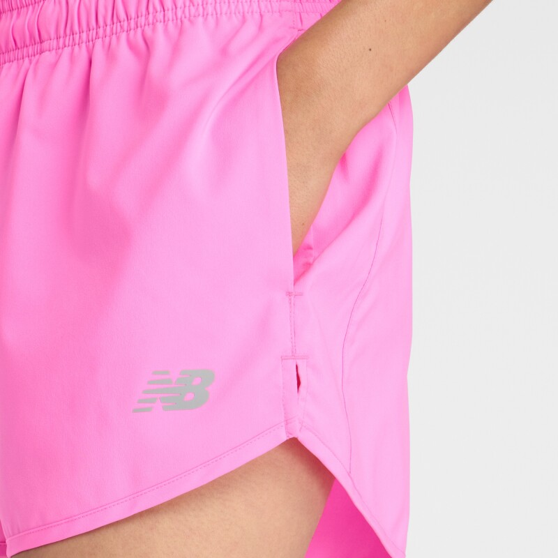 Short New Balance de Dama - Sport Essential 3" - WS41226AAB PINK