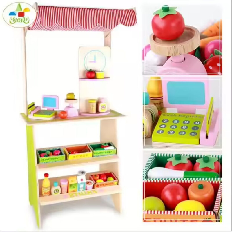Kiosko madera con accesorios Kiosko Madera Con Accesorios