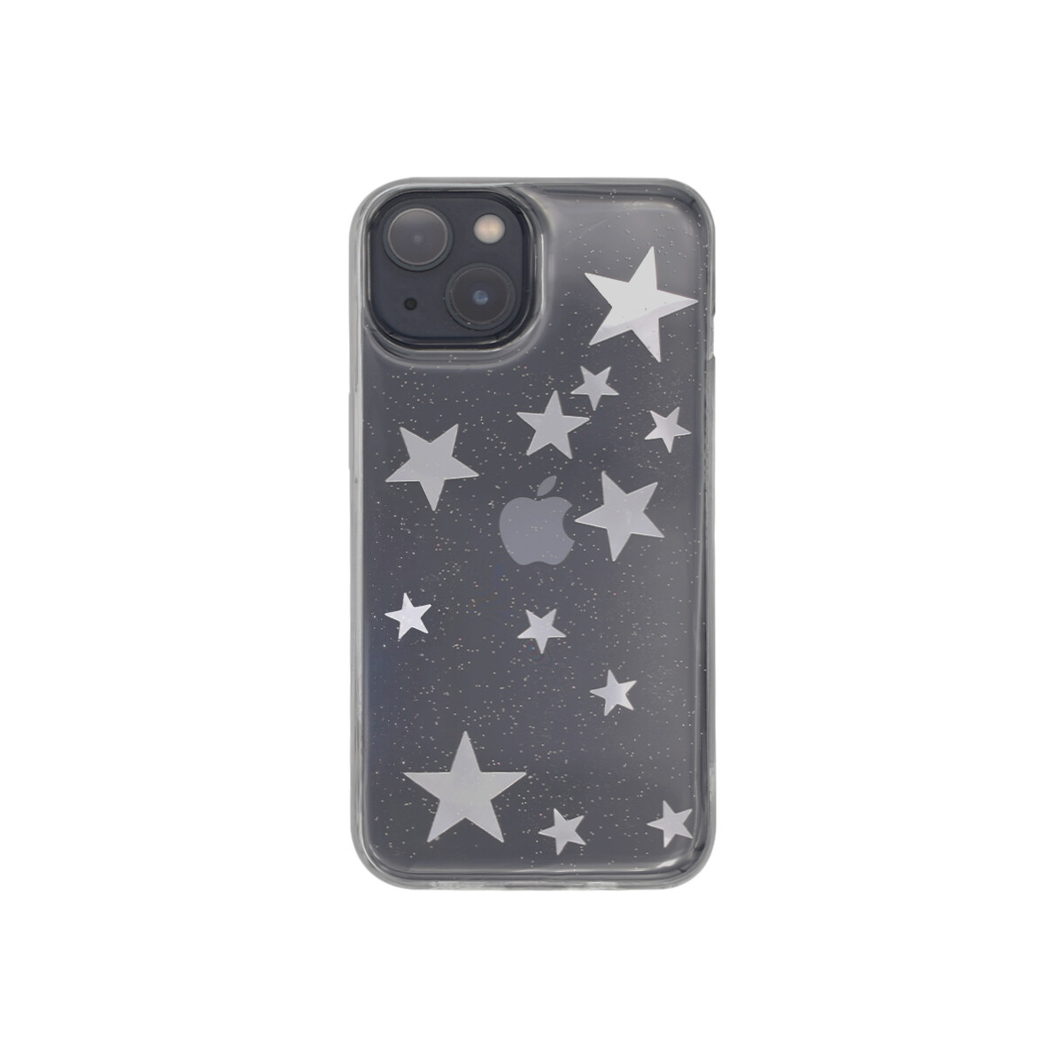 Protector para iPhone 15 estrellas transparente 