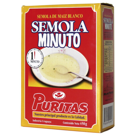 SEMOLA MINUTO PURITAS DE MAIZ BLANCO 450 GRS SEMOLA MINUTO PURITAS DE MAIZ BLANCO 450 GRS