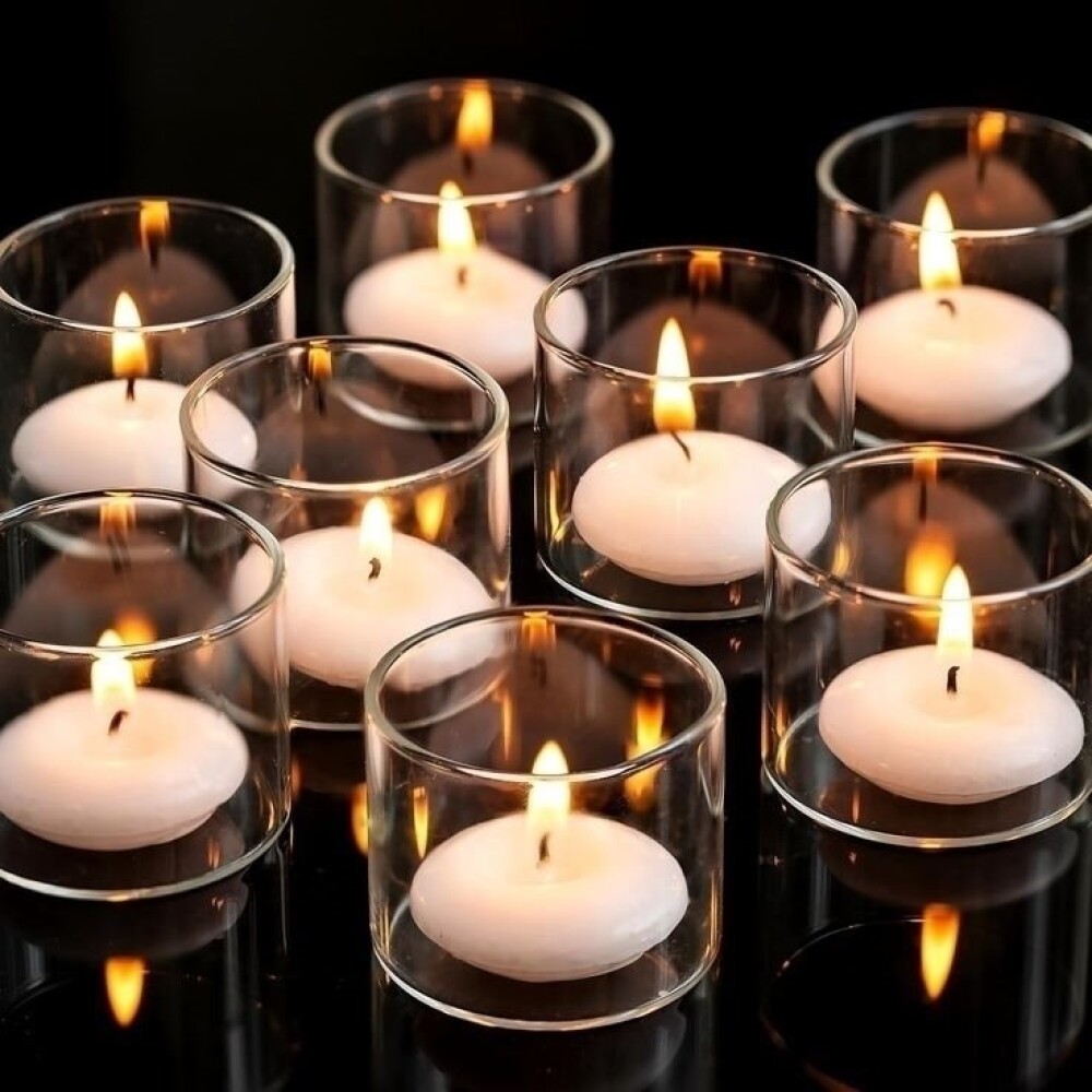 Set de 12 Velas Flotantes Blancas SET 12 VELAS FLOTANTES BLANCO