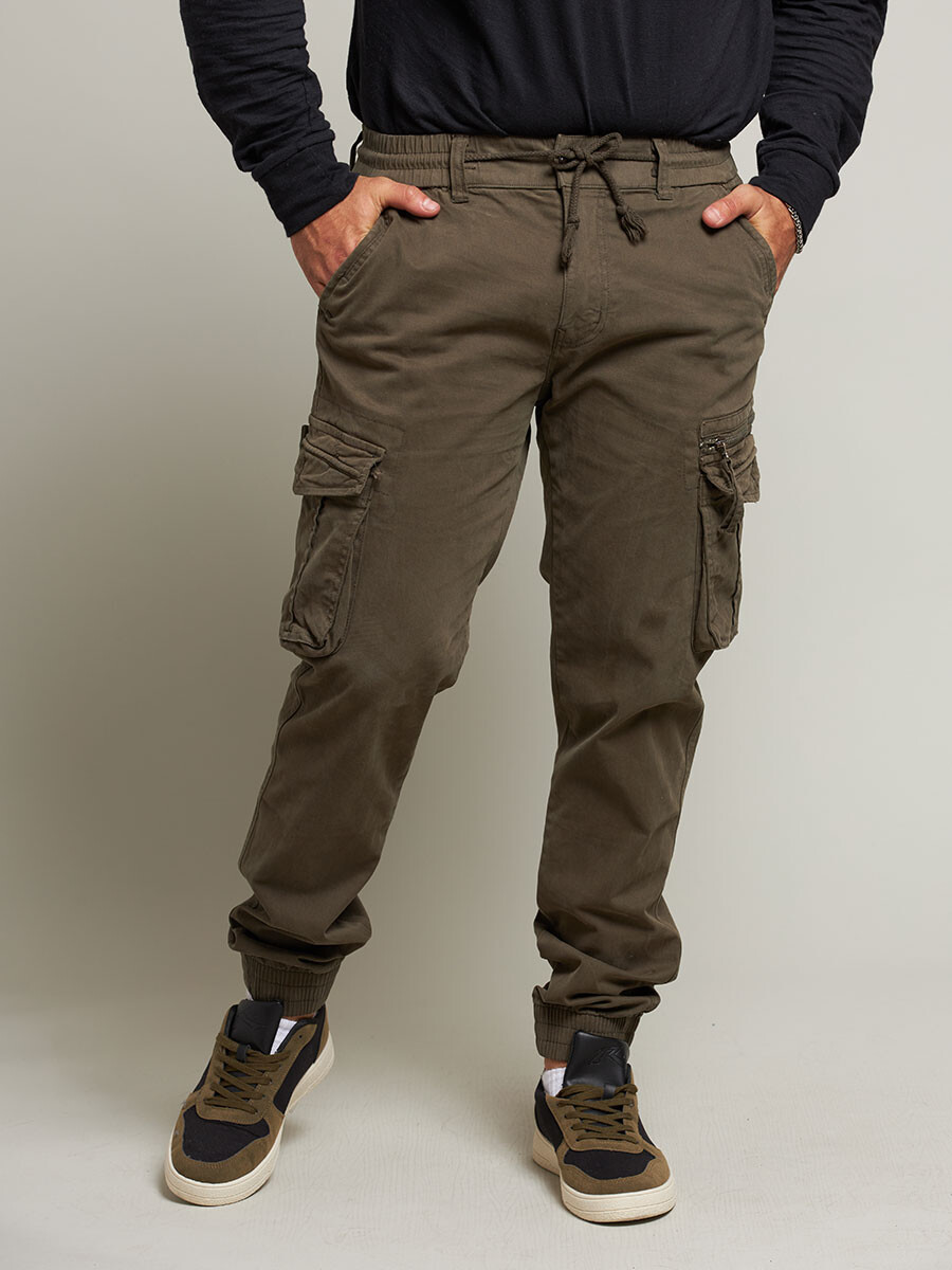 PANTALON CARGO WALDORF DIXIE - Militar 