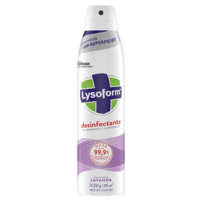 Lysoform Aerosol Lavanda 315 Ml. Lysoform Aerosol Lavanda 315 Ml.