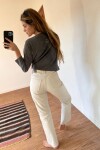 Leather Jeans Crawford Hielo