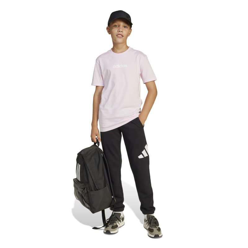Pantalon de Niños Adidas Essentials Jrs Negro - Blanco