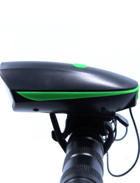Luz LED delantera para bicicleta recargable con bocina Luz LED delantera para bicicleta recargable con bocina