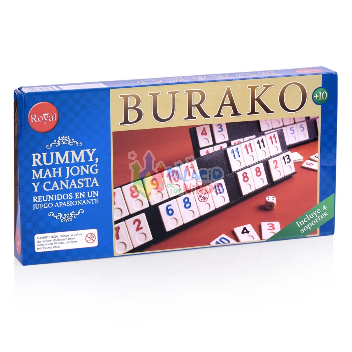 Juego de Mesa Burako Rummy Mah Jong y Canasta Todo en 1 