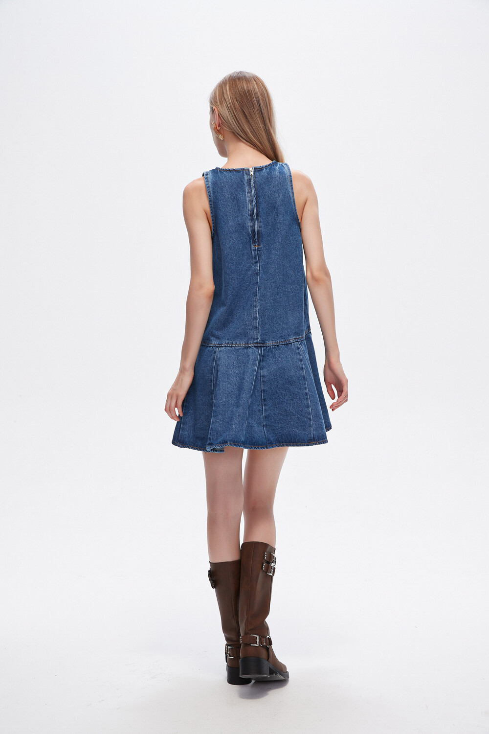 Vestido Suama Azul Medio