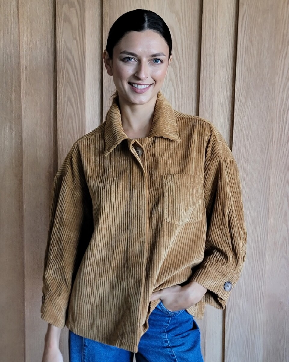 Sobrecamisa Renata - Pana Camel 