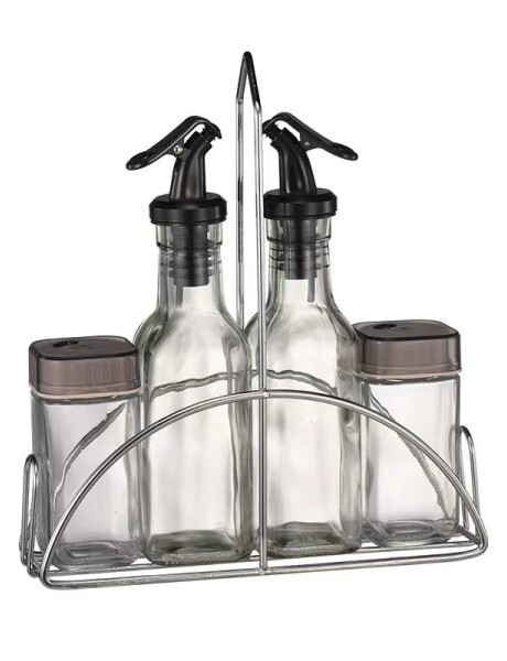 SET ESPECIEROS DE VIDRIO CON SOPORTE METAL, 4 PIEZAS TAPA PLÁSTICA SET ESPECIEROS DE VIDRIO CON SOPORTE METAL, 4 PIEZAS TAPA PLÁSTICA