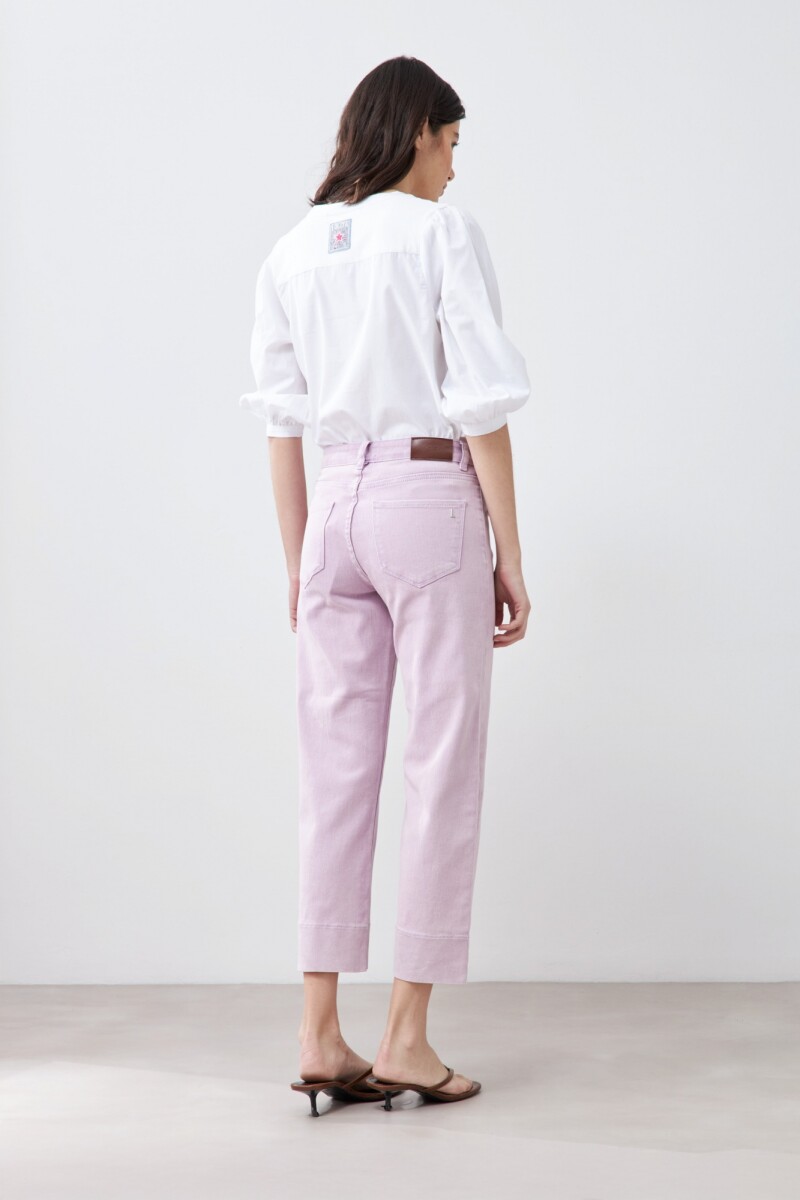 Jean culotte Aretha rosa pastel