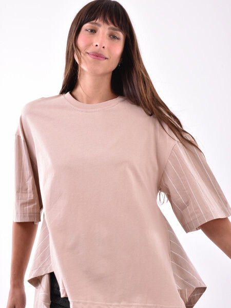 REMERA YADIRA TOSTADO