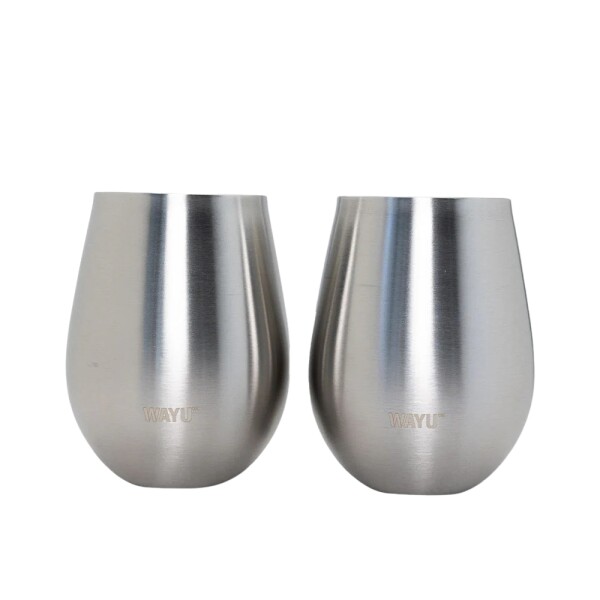 Wayu Set 2 Vasos Coctel Metalico Wayu Set 2 Vasos Coctel Metalico