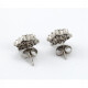 Caravanas De Oro Blanco Con Brillantes Caravanas De Oro Blanco Con Brillantes